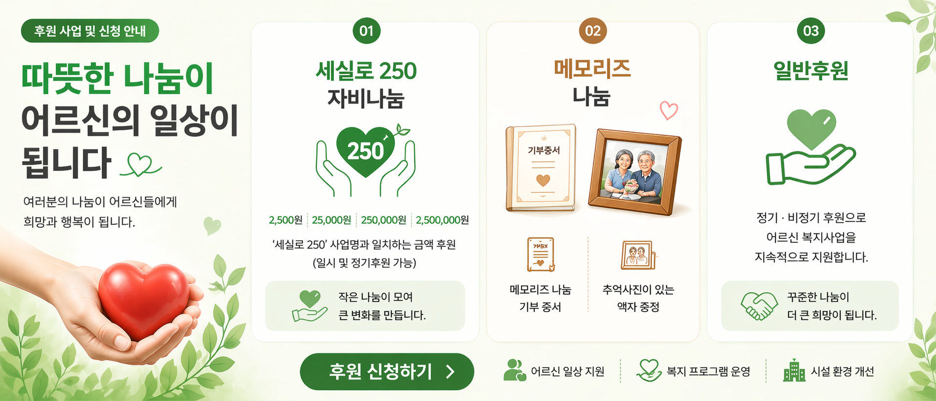 후원사업 안내